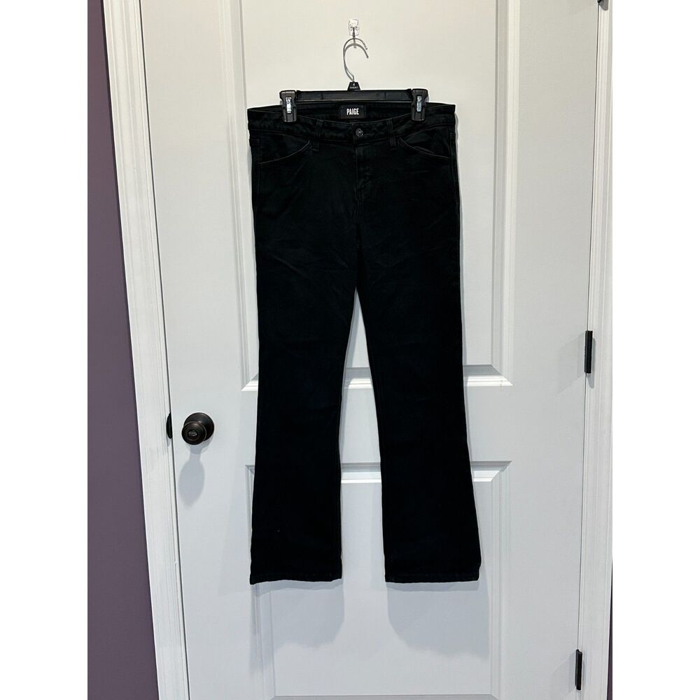 Paige Sloane Bootcut Black Jeans Size 8